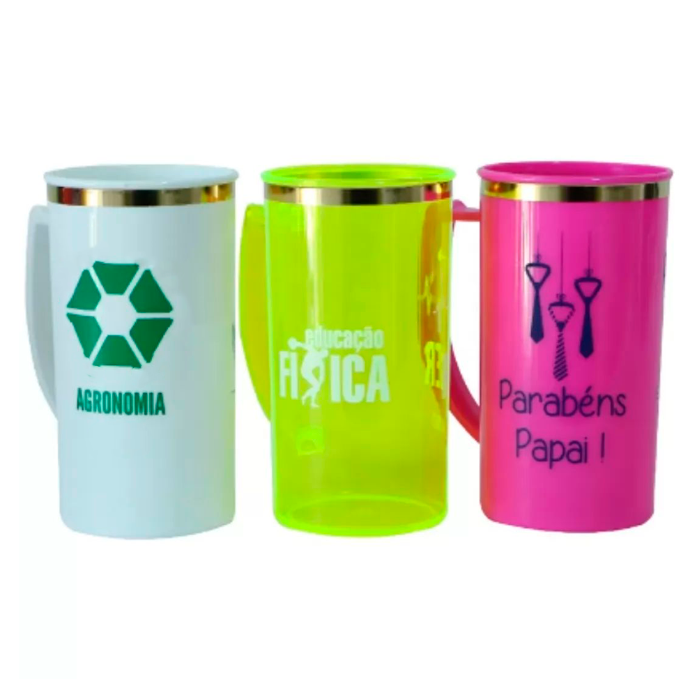 Caneca de Chopp 400 ML com borda
